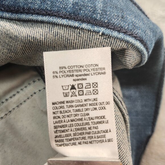 Lucky Brand Womens 5/33 Mid Rise Stretch Jeans Blue Skinny Leg Soft Denim - Picture 7 of 10